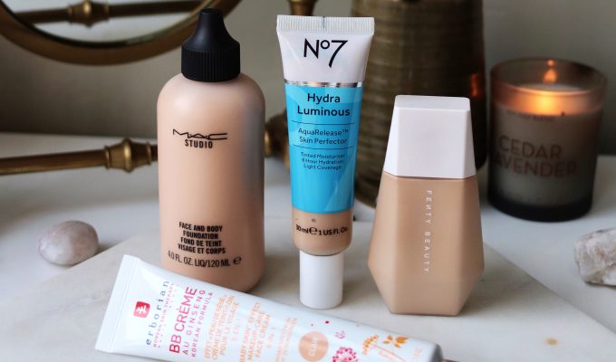 Lightweight foundations, skin tints and tinted moisturisers!
