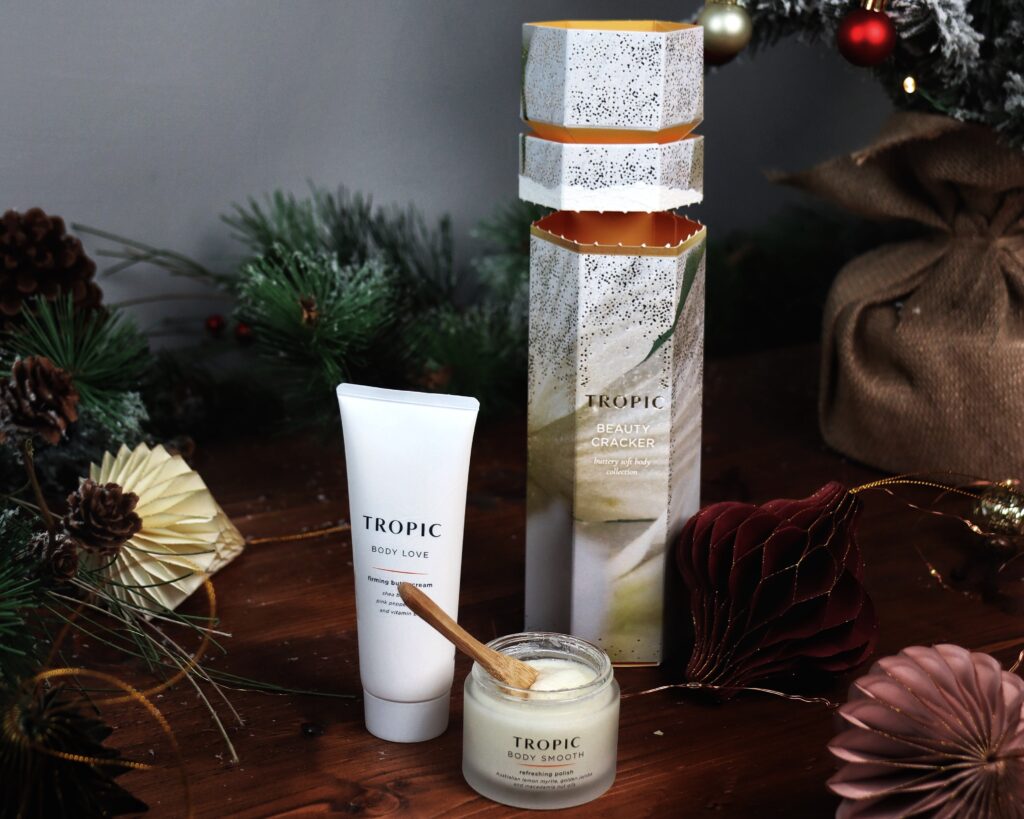Tropic Skincare Beauty Cracker Christmas Gift Guide Gifts Under £25. Bodycare