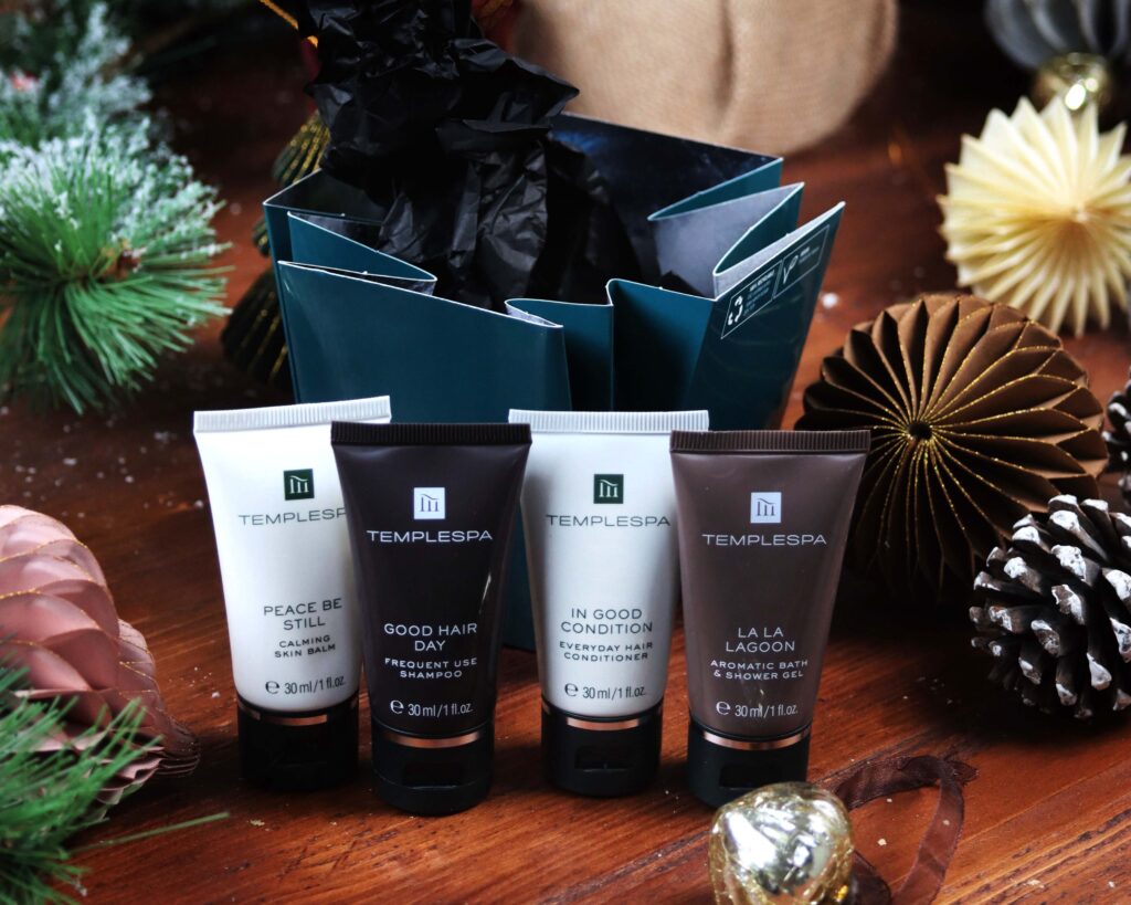 Christmas gift guide gifts under £25 - Temle spa shower gift set