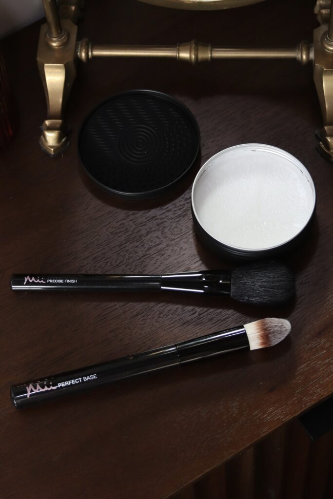 Mii cosmetics soap cleanse & care brush cleaner balm